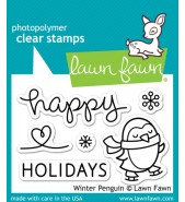 Lawn Fawn Winter Penguin stamp set